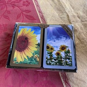 Congress Sunflower 🌻 3-Deck Playing Cards! ♥️ ♦️ 🆕